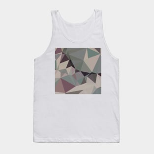 Laurel Green Abstract Low Polygon Background Tank Top